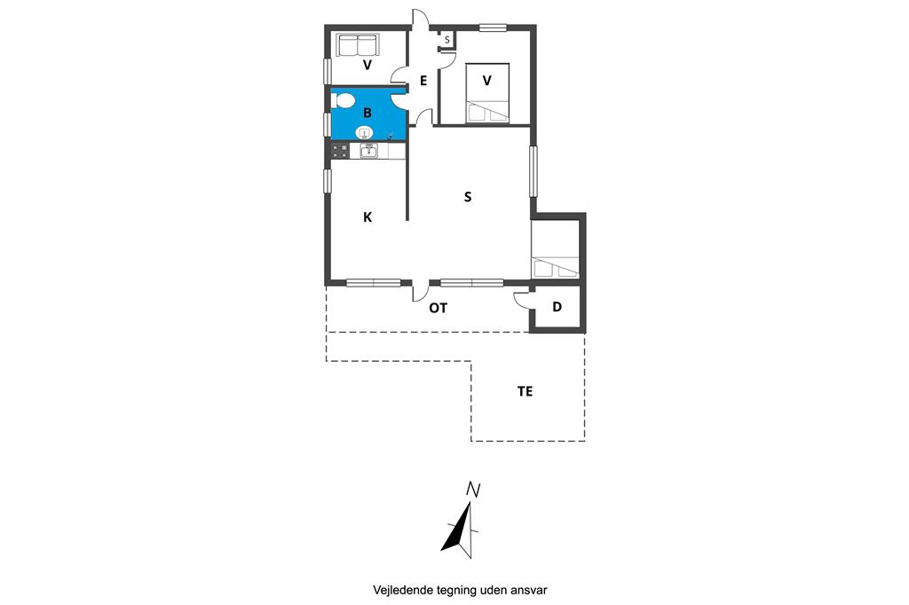 Indretning 1-19 Sommerhus 40133, Kystvænget 4, DK - 7130 Juelsminde