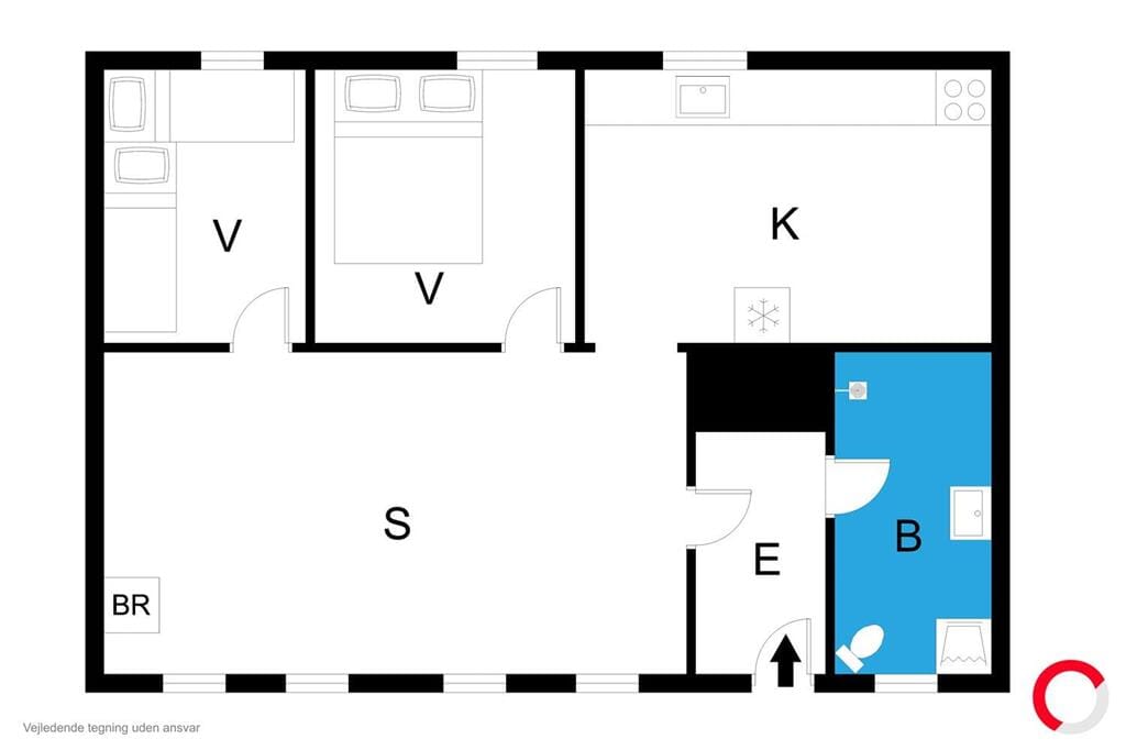 Indretning 1-170 Sommerhus 20320, Tanderupvej 11, DK - 8305 Samsø