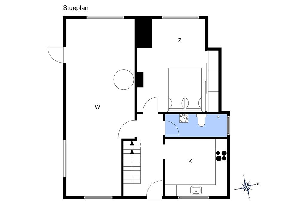 Indretning 1-10 Sommerhus 6764, Sdr. Strandvej 37, DK - 3770 Allinge