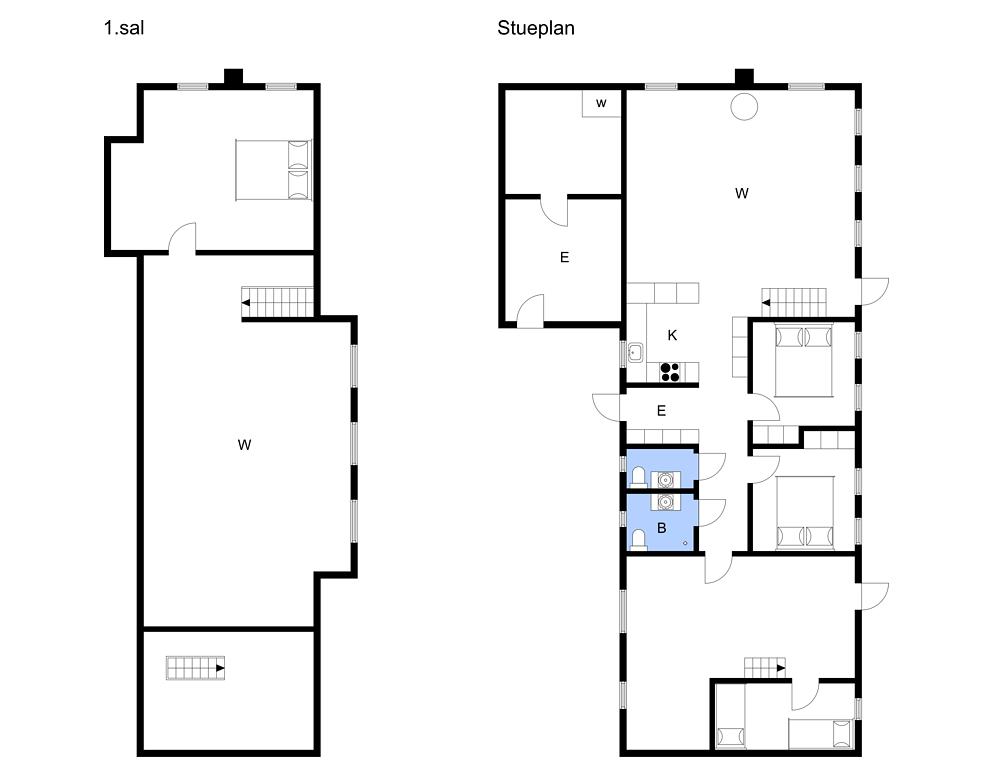 Indretning 1-3 Sommerhus M70266, Tivoli 2, DK - 5970 Ærøskøbing