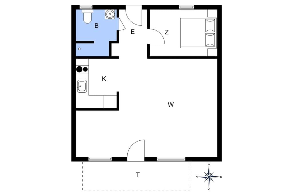Indretning 1-14 Sommerhus 517, Lyngbyvej 239, DK - 9480 Løkken