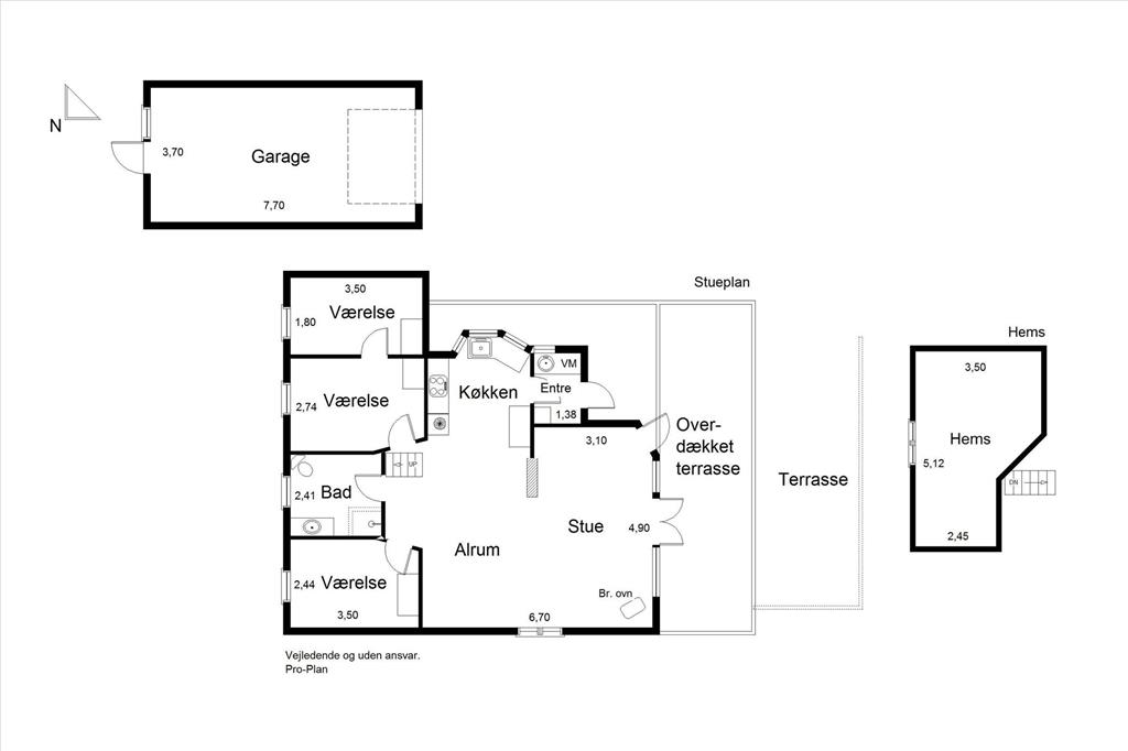 Indretning 1-22 Sommerhus C11002, Kosigvænget 98, DK - 6893 Hemmet