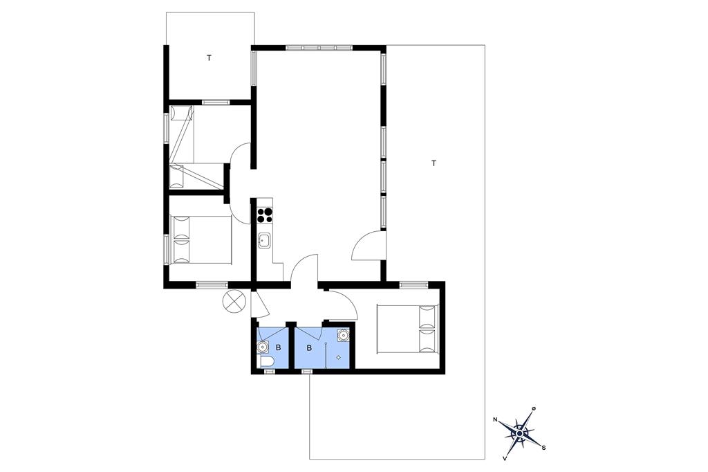 Indretning 1-10 Sommerhus 6623, Markvejen 47, DK - 3770 Allinge
