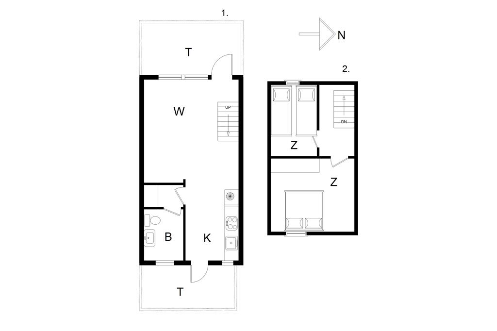 Interieur 1-14 Vakantiehuis 110, Granlien 7, DK - 9492 Blokhus