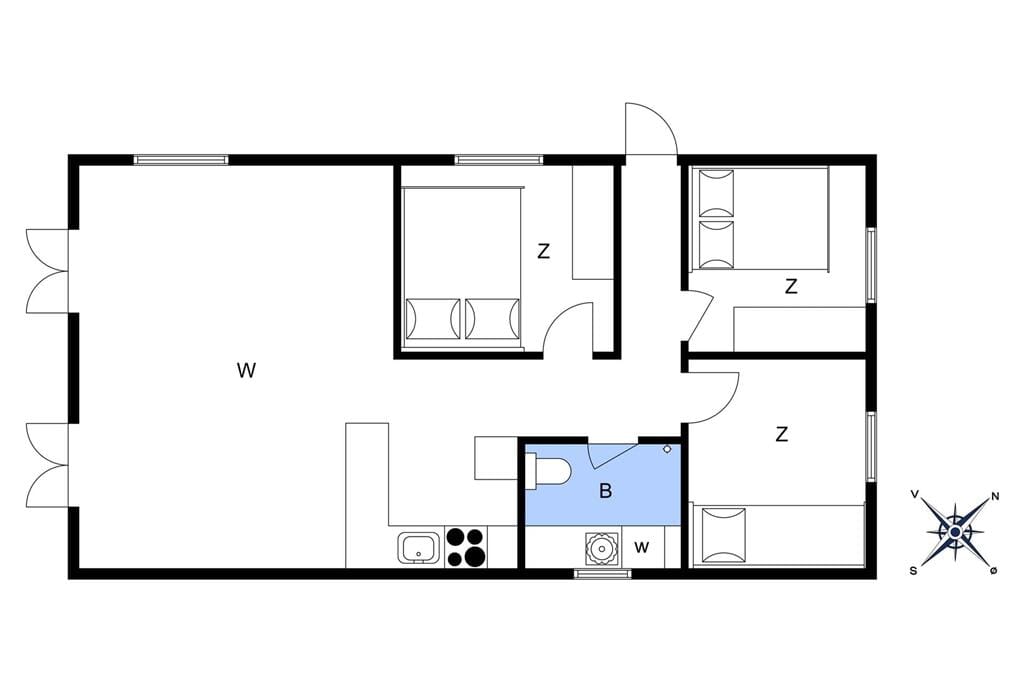 Interior 1-1336 Holiday-home 1217-N, Buskrosevej 16, DK - 3390 Hundested