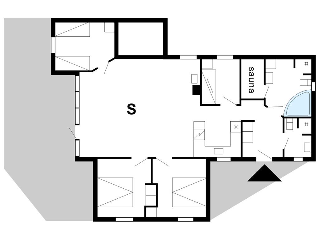Indretning 1-175 Sommerhus 40810, Hagevej 116, DK - 6990 Ulfborg