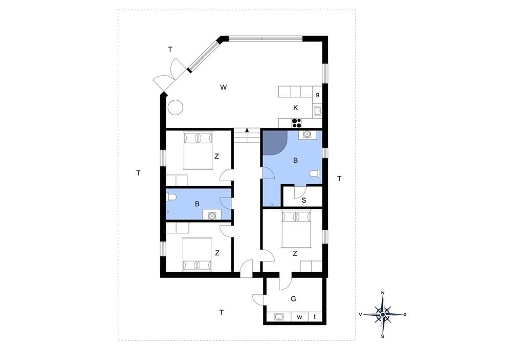 Indretning 1-13 Sommerhus 906, Ajs Mølls Vej 19, DK - 7700 Thisted