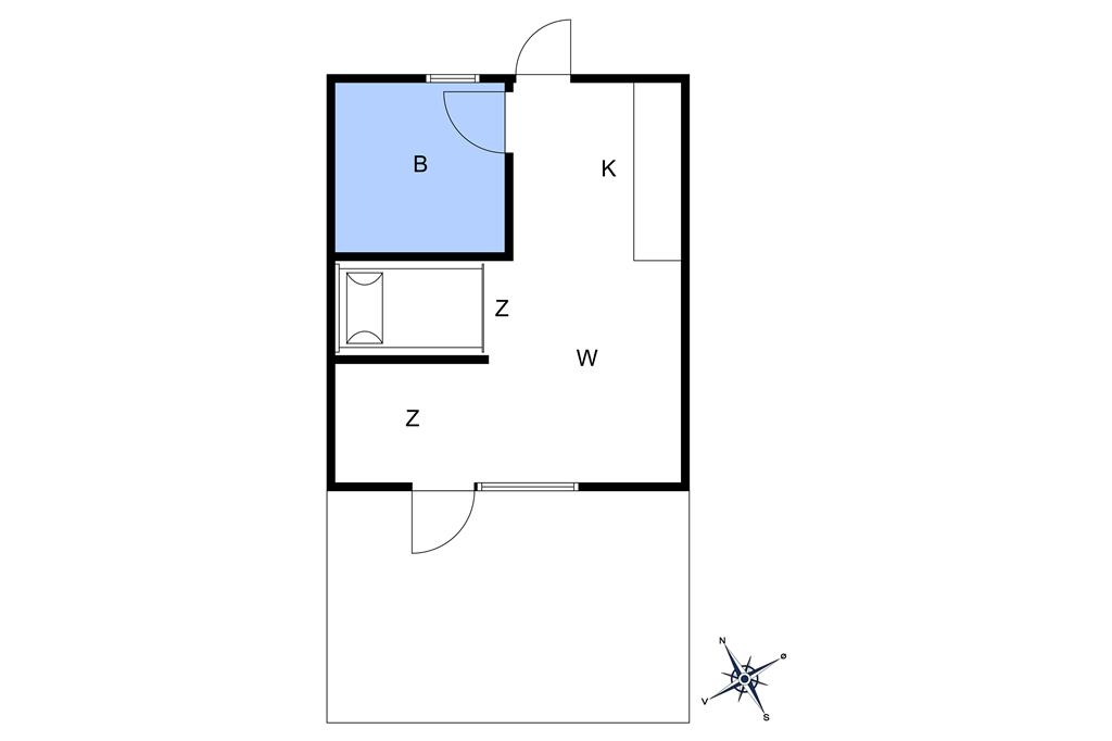 Indretning 1-10 Sommerhus 2803, Dueodde Feriepark 24, DK - 3730 Nexø