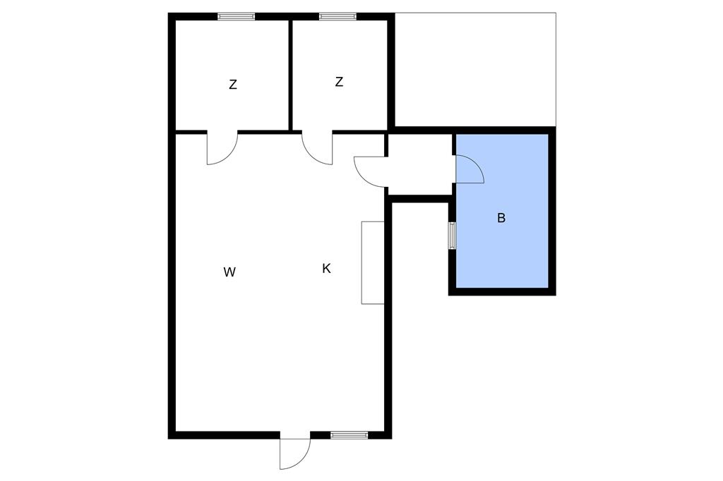 Indretning 1-10 Sommerhus 9599, Bodelyngsvejen 1, DK - 3720 Aakirkeby