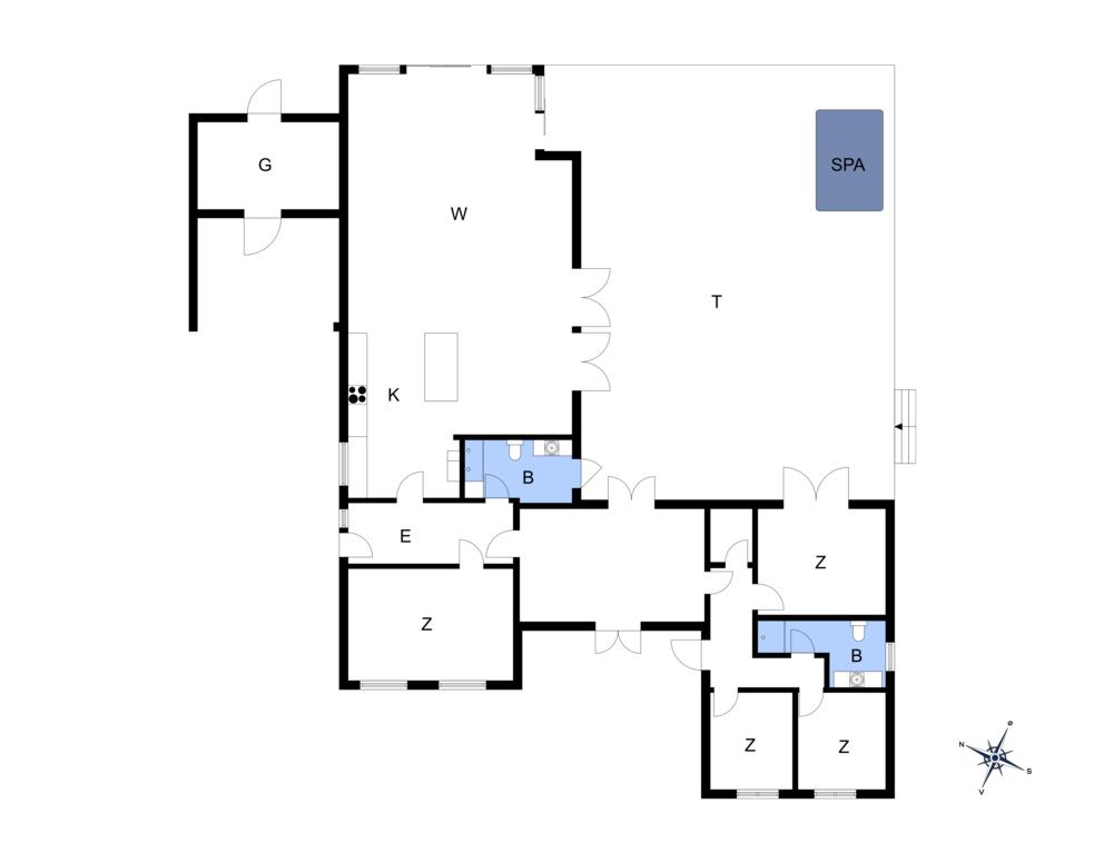 Innenausstattung 1-10 Ferienhaus 5528, Urmarken 35, DK - 3740 Svaneke