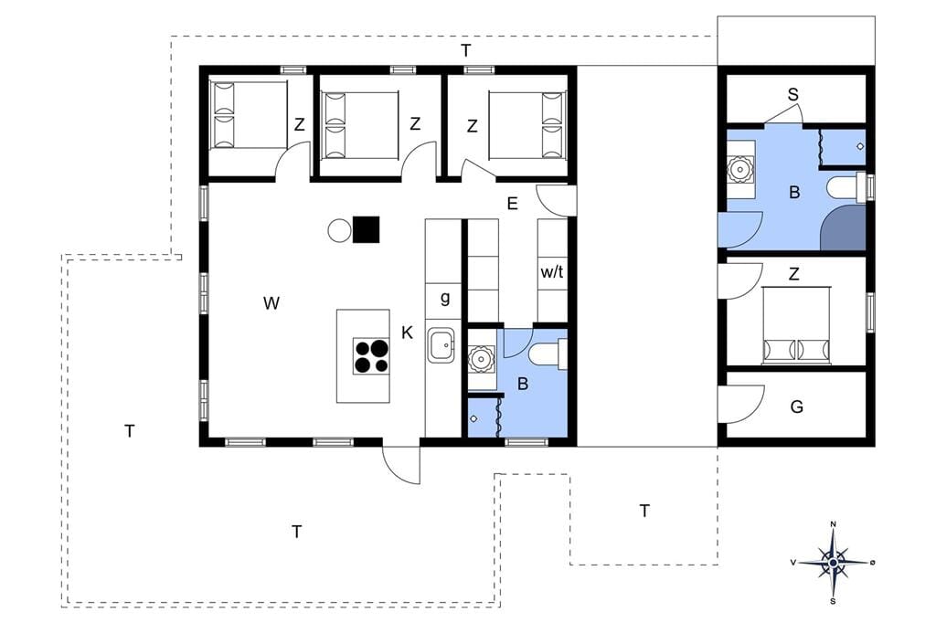 Indretning 1-13 Sommerhus 926, Niels Vognmandsvej 15, DK - 7700 Thisted