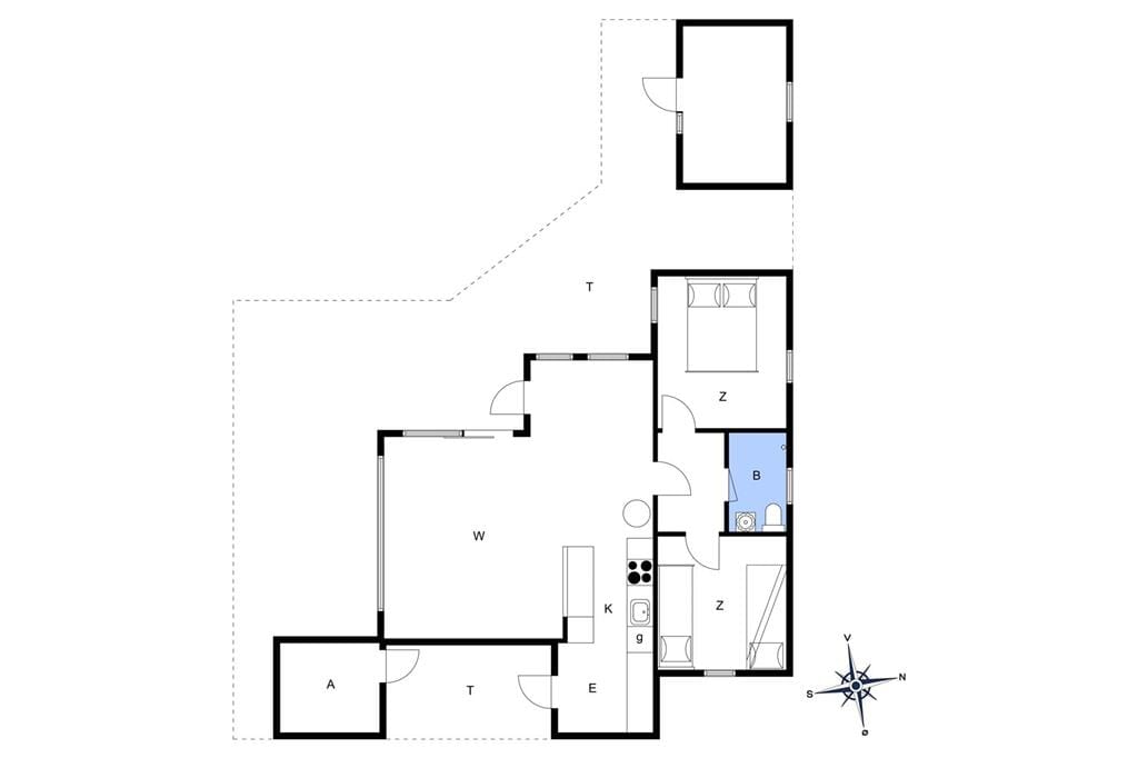 Indretning 1-3 Sommerhus L161351, Fjordparken 19, DK - 9640 Farsø