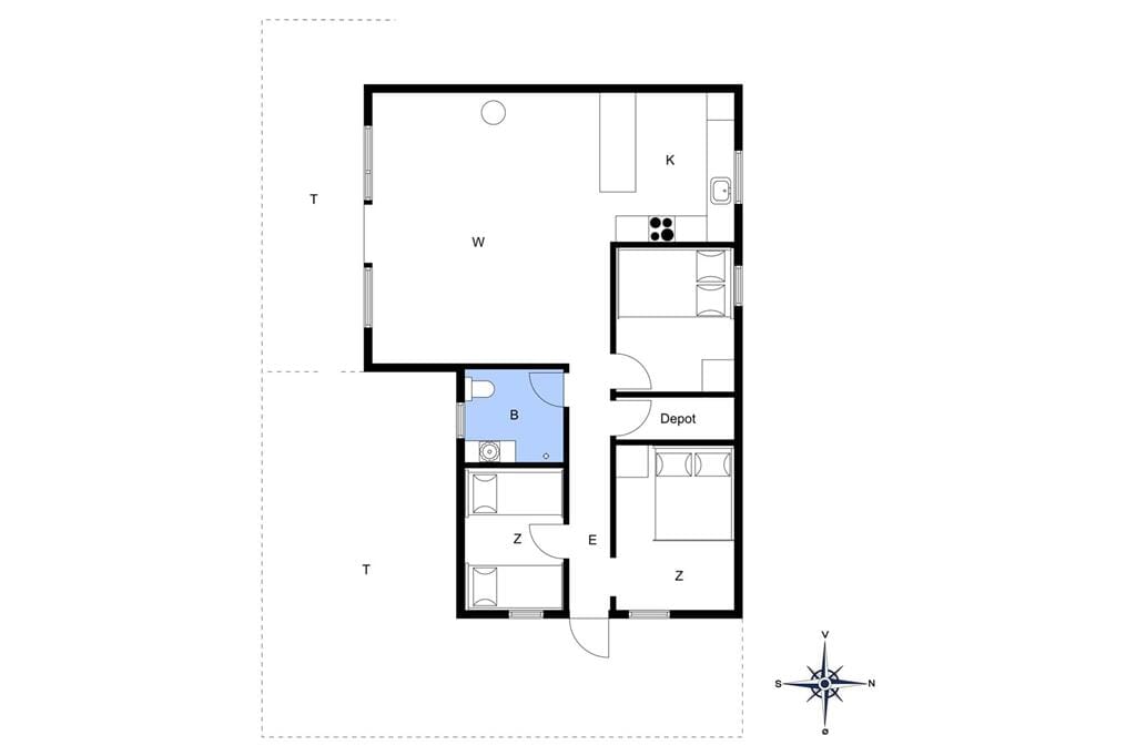 Interior 1-4 Holiday-home 521, Sommervej 62, DK - 6960 Hvide Sande