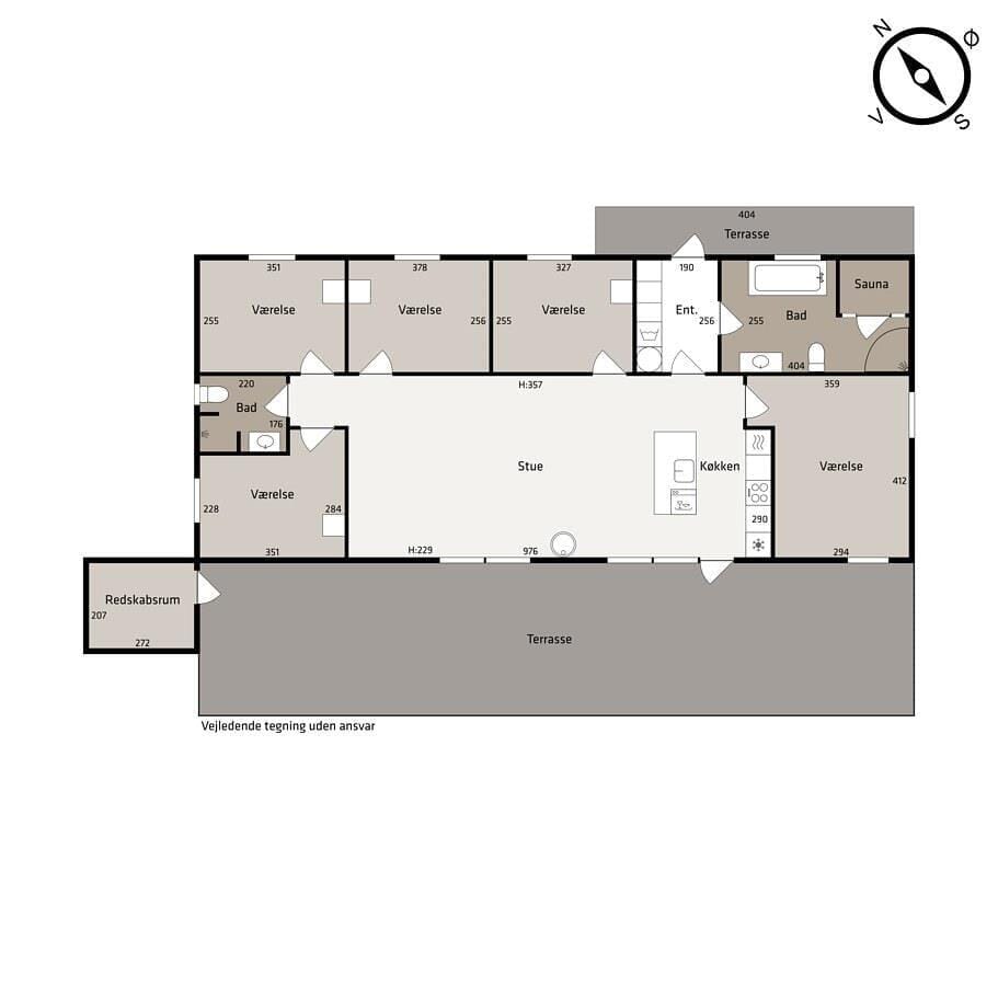 Indretning 1-20 Sommerhus 320, Byskovvej 8, DK - 7673 Harboøre