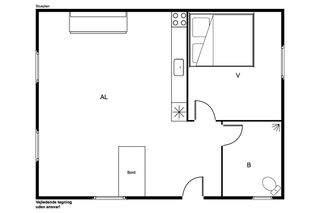 Innredning 1-170 Feirehus 20210, Vestervang 18, DK - 8305 Samsø