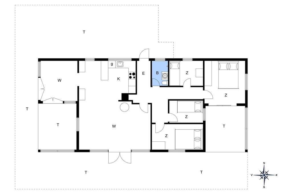 Innenausstattung 1-19 Ferienhaus 30007, Hyldevænget 9, DK - 8340 Malling
