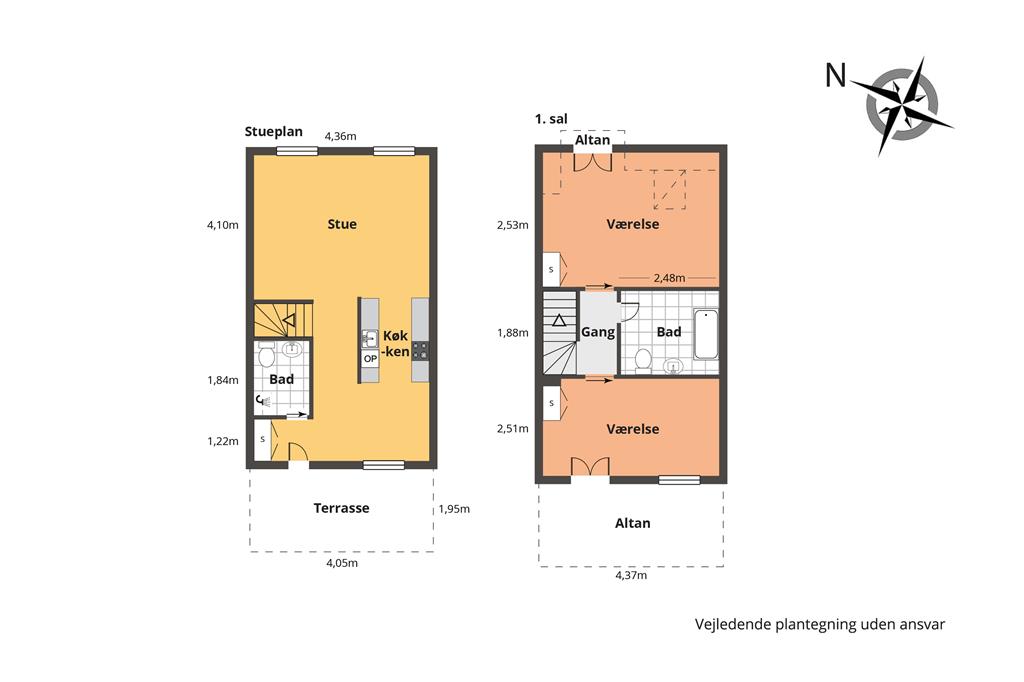 Indretning 1-148 Sommerhus TV1355, Tannisbugtvej 49, DK - 9881 Bindslev