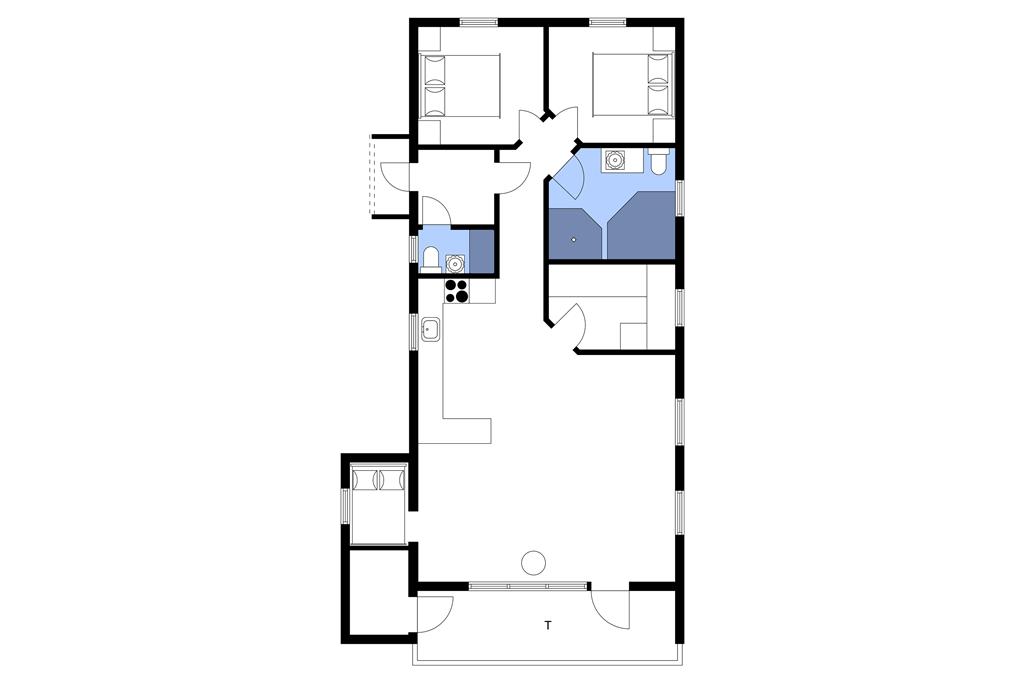 Indretning 1-22 Sommerhus C11121, Fasanvænget 31, DK - 6893 Hemmet