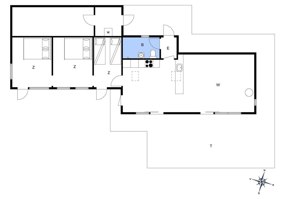 Indretning 1-1336 Sommerhus 1075-N, Hyrdeleddet 5, DK - 3220 Tisvildeleje