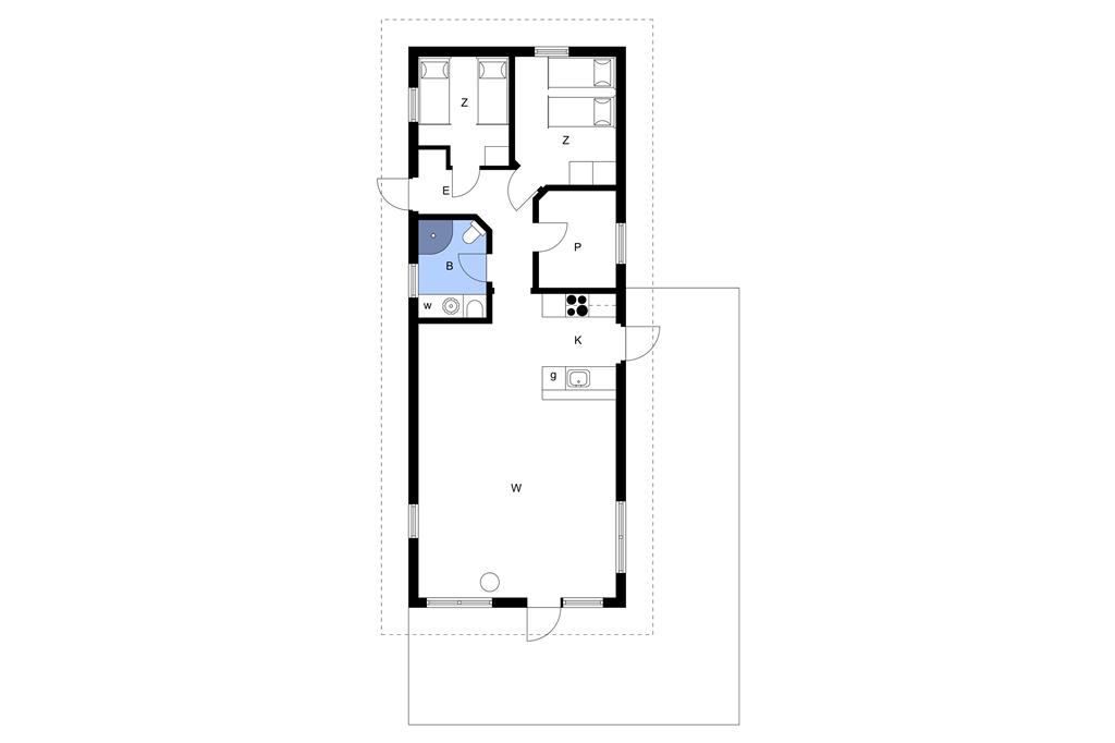 Indretning 1-17 Sommerhus 12294, Strandlystgårdsvej 116, DK - 4583 Sjællands Odde