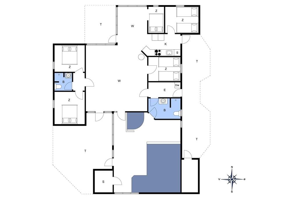 Indretning 21-178 Sommerhus LN1782, Skærgårdsvej 7, DK - 9800 Hjørring