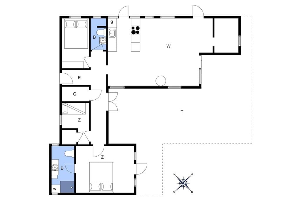 Indretning 1-1336 Sommerhus 1158-N, Rugskellet 9, DK - 3360 Liseleje