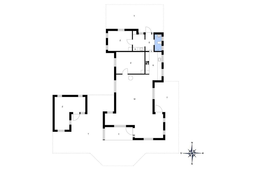 Indretning 22-22 Sommerhus C11054, Husfold 2, DK - 6893 Hemmet
