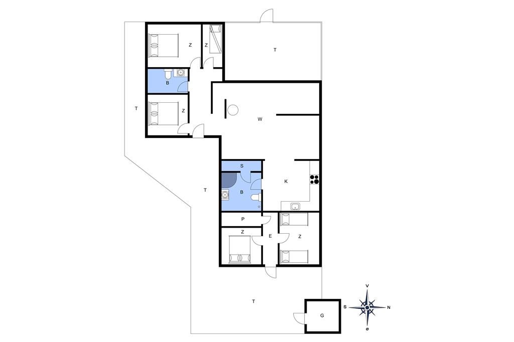 Interieur 1-20 Vakantiehuis 178, Dalevej 26, DK - 7673 Harboøre