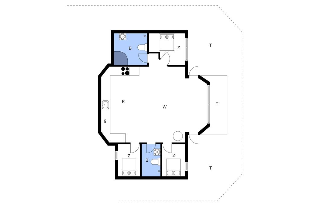 Innenausstattung 1-11 Ferienhaus 0213, Vestergårdsvej 11, DK - 6792 Rømø