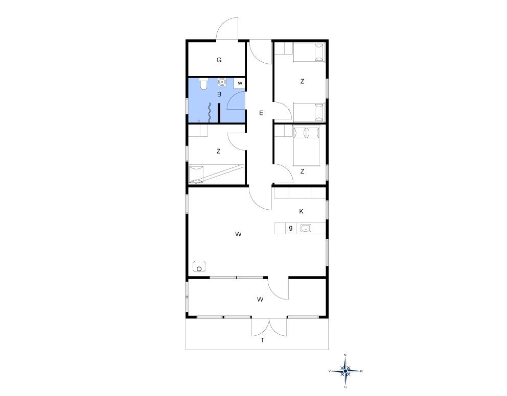 Indretning 1-13 Sommerhus 538, Klemsvej 26, DK - 7700 Thisted