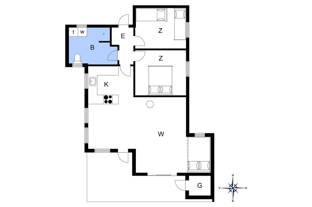 Innenausstattung 1-11 Ferienhaus 0661, Vestskoven 61, DK - 6520 Toftlund