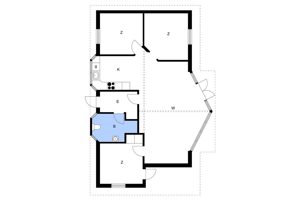 Indretning 1-26 Sommerhus K19035, Svalevænget 11, DK - 4400 Kalundborg