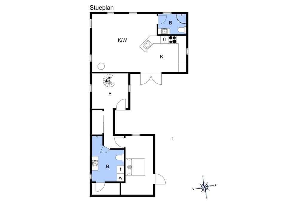 Indretning 1-23 Sommerhus 8103, Strandløbervej 4, DK - 8410 Rønde