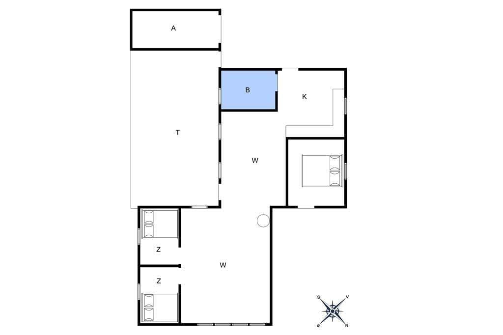 Interieur 1-4 Vakantiehuis 414, Tingodden 55, DK - 6960 Hvide Sande