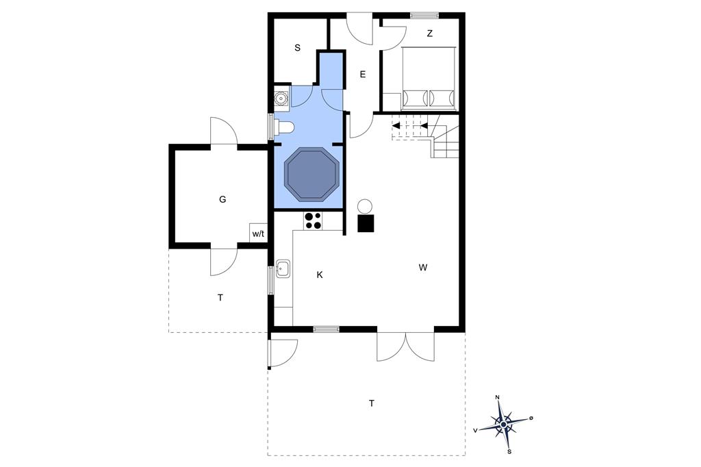 Innenausstattung 1-173 Ferienhaus BV142, Fyrgården 8, DK - 6857 Blåvand