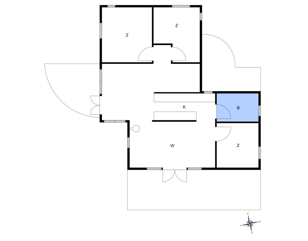 Innenausstattung 1-10 Ferienhaus 1417, Fyrrebakken 18, DK - 3720 Aakirkeby