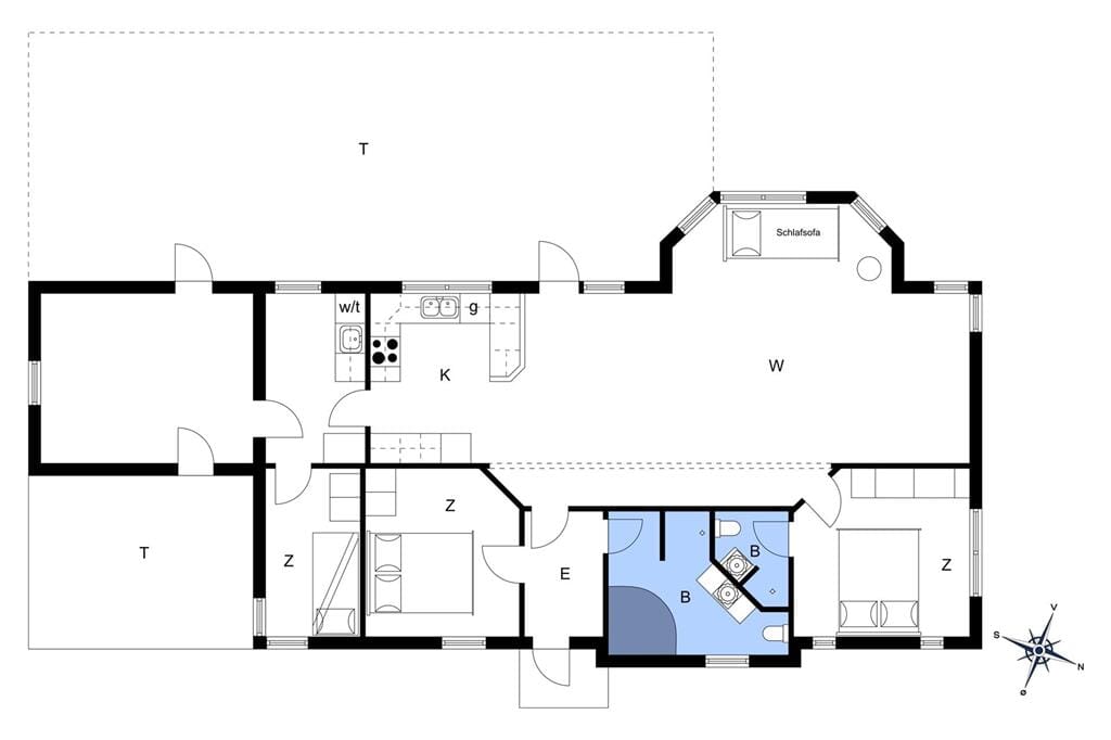 Innenausstattung 1-17 Ferienhaus 13389, Herlufholmsvej 15, DK - 4573 Højby