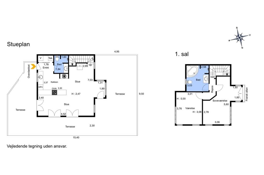 Innredning 1-19 Feirehus 40100, Strandengen 32, DK - 7130 Juelsminde