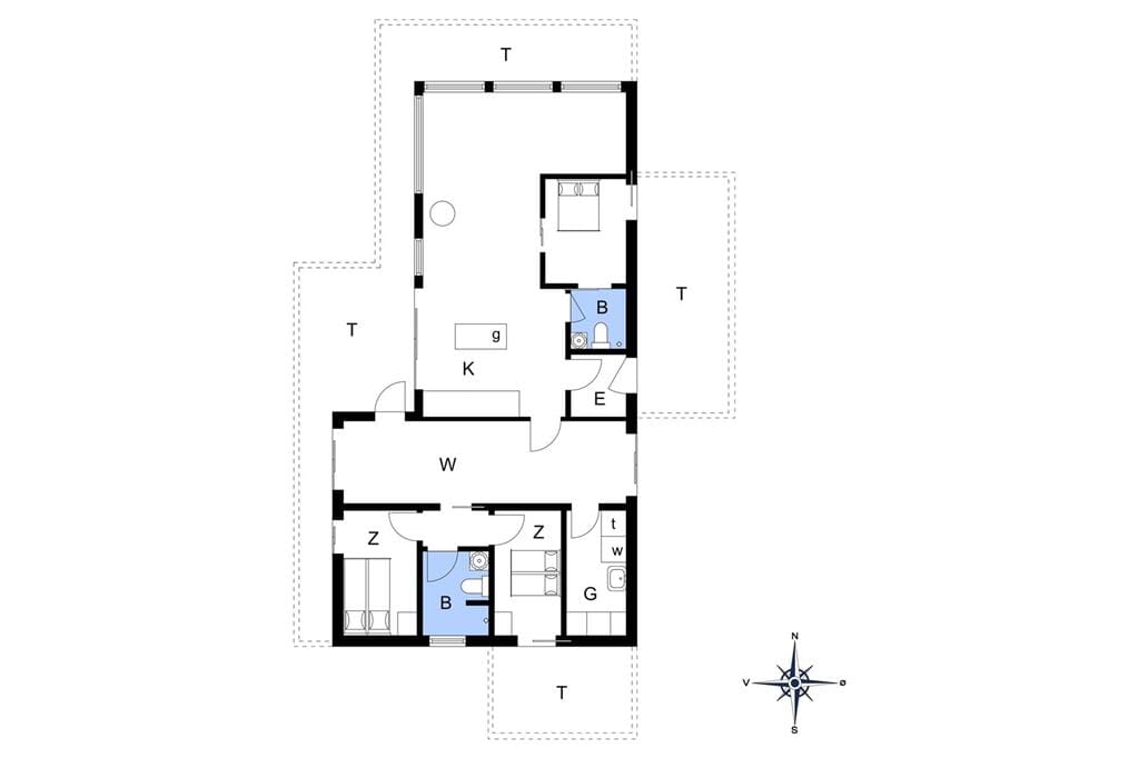 Innenausstattung 1-148 Ferienhaus TV1173, Vester Klitvej 14, DK - 9881 Bindslev