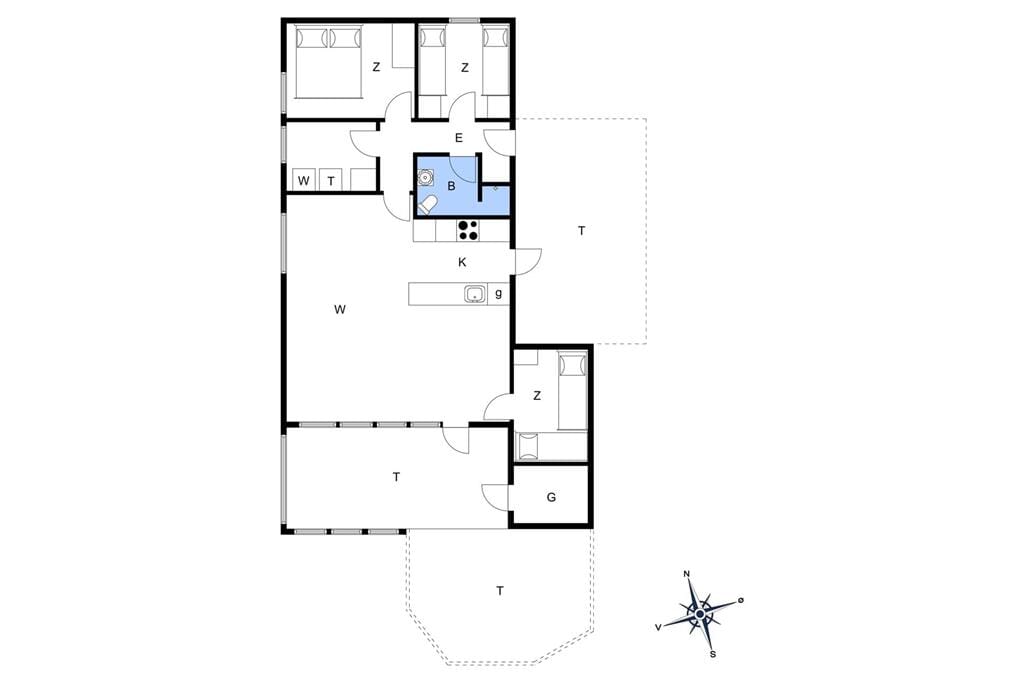 Innenausstattung 20-22 Ferienhaus C11521, Kosigvænget 31, DK - 6893 Hemmet
