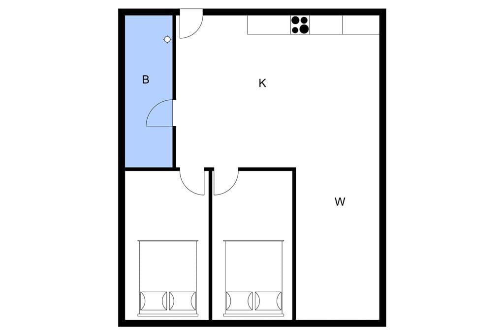 Indretning 1-3 Sommerhus M70278, Borgnæsvej 4, DK - 5970 Ærøskøbing