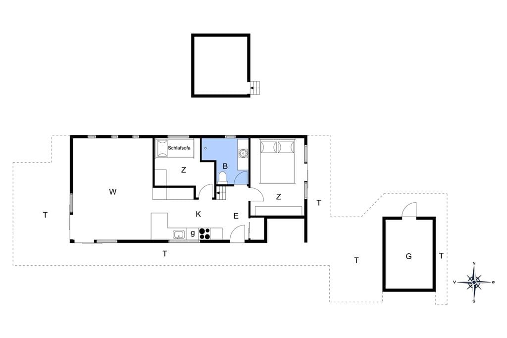 Indretning 1-178 Sommerhus LN1312, Vadehavsvej 21, DK - 9800 Hjørring