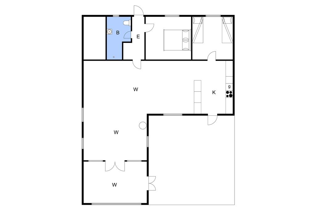 Innredning 1-3 Feirehus M64234, Algolvej 28, DK - 5500 Middelfart
