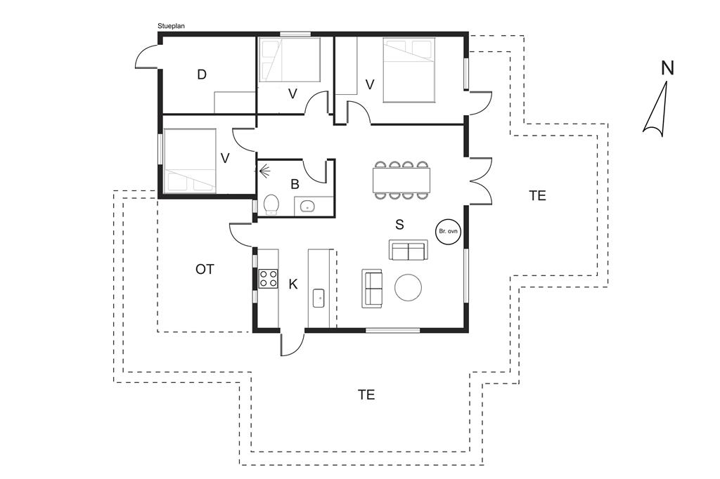Indretning 1-19 Sommerhus 40313, As Strandby 15, DK - 7130 Juelsminde