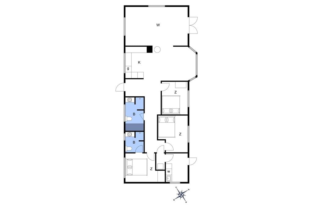 Indretning 1-17 Sommerhus 15527, Vibelunden 32, DK - 4540 Fårevejle