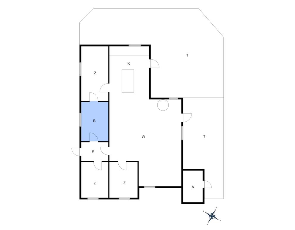 Indretning 1-10 Sommerhus 2633, Gubbegårdsvejen 10, DK - 3730 Nexø