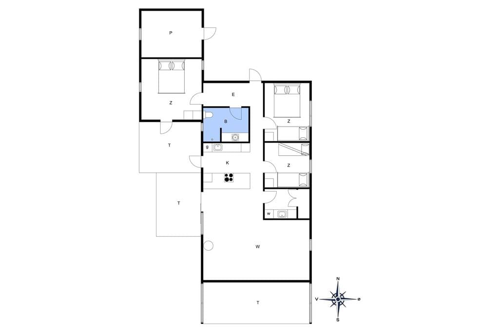 Indretning 1-148 Sommerhus TV1385, Månedalsvej 8, DK - 9881 Bindslev