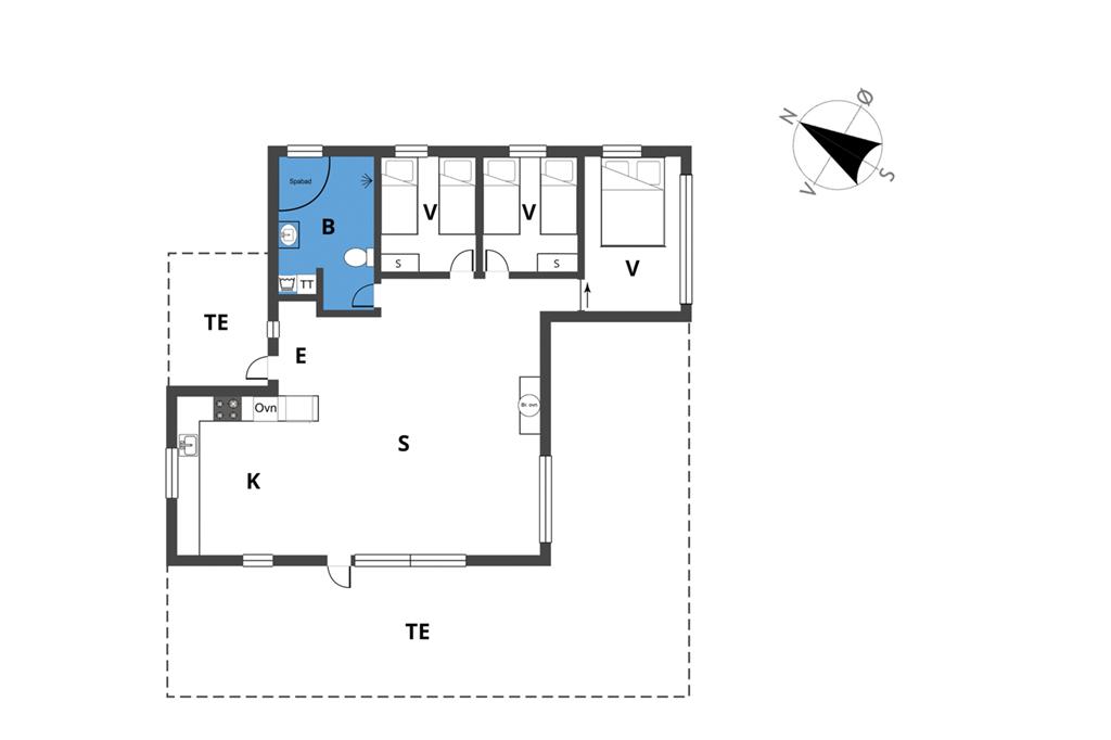 Indretning 1-19 Sommerhus 30158, Thorasvej 28, DK - 8300 Odder