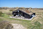 Hyggeligt feriehus i Rødhus, med kun 300 Meter til stranden