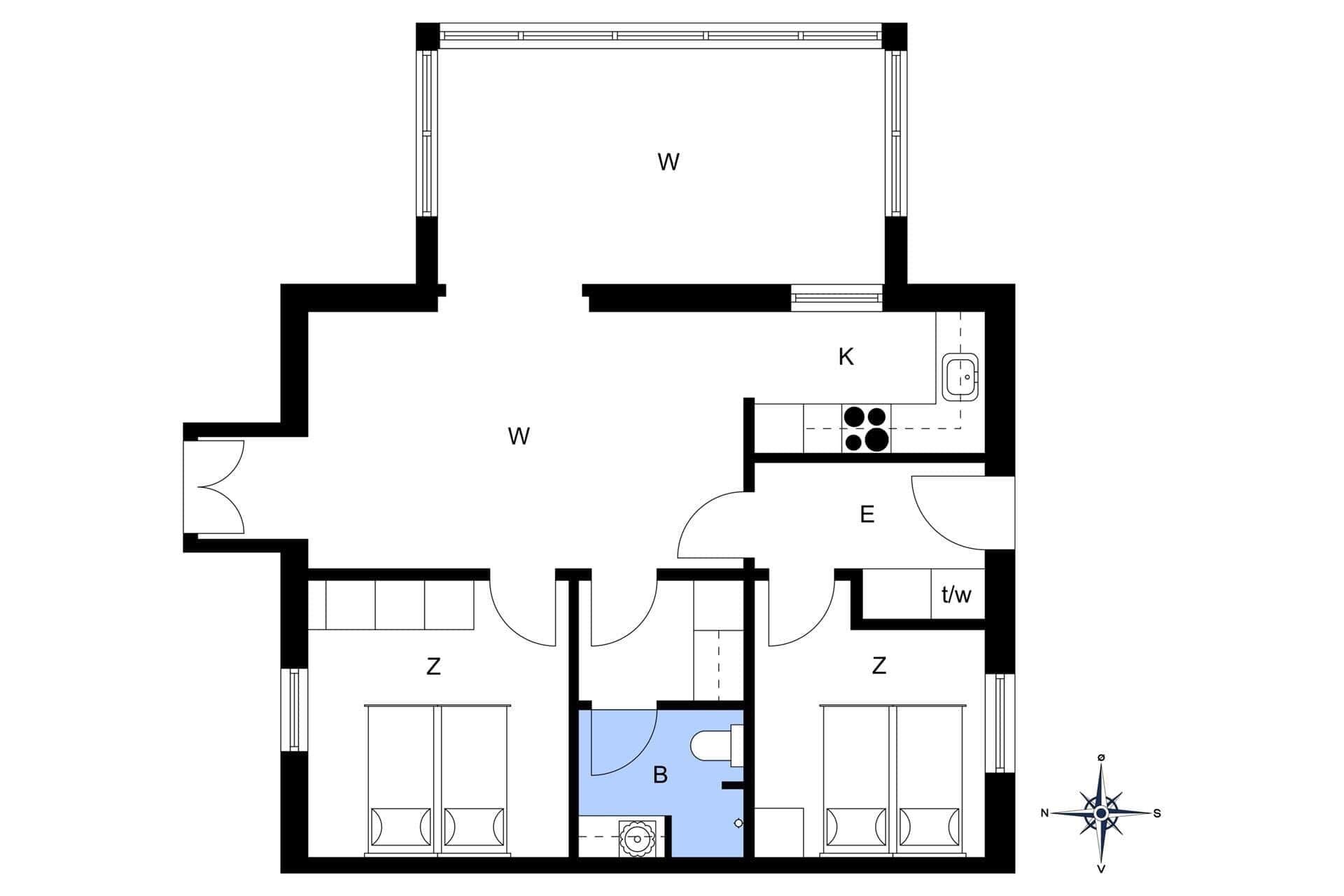 Interior 28-4 Holiday-home 897, Bredgade 1, DK - 6960 Hvide Sande